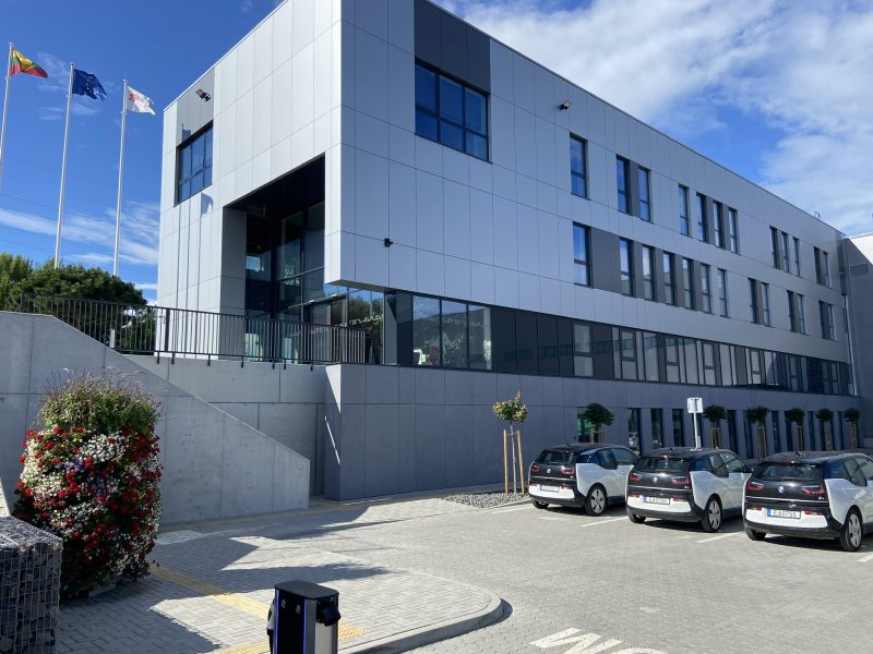 Sandėliavimo pastatas su administracinėmis patalpomis — mūro darbai
